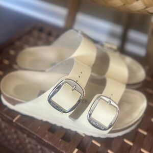 Birkenstock Big Buckle High Shine Butter (size 38)